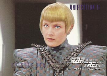 1996 SkyBox Star Trek: The Next Generation Season 5 #452 Unification Part II Front