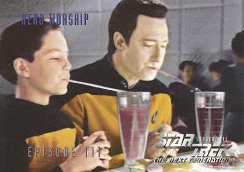 1996 SkyBox Star Trek: The Next Generation Season 5 #461 Hero Worship Front