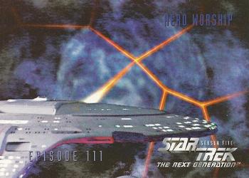 1996 SkyBox Star Trek: The Next Generation Season 5 #462 Hero Worship Front