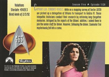 1996 SkyBox Star Trek: The Next Generation Season 5 #463 Violations Back