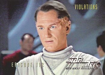 1996 SkyBox Star Trek: The Next Generation Season 5 #464 Violations Front