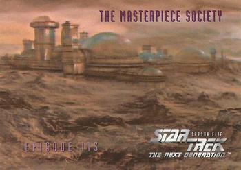 1996 SkyBox Star Trek: The Next Generation Season 5 #466 The Masterpiece Society Front