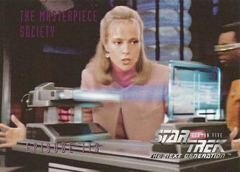 1996 SkyBox Star Trek: The Next Generation Season 5 #467 The Masterpiece Society Front