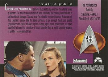 1996 SkyBox Star Trek: The Next Generation Season 5 #468 The Masterpiece Society Back