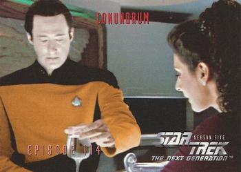 1996 SkyBox Star Trek: The Next Generation Season 5 #470 Conundrum Front