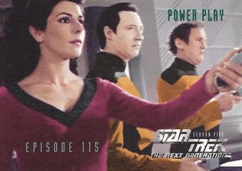 1996 SkyBox Star Trek: The Next Generation Season 5 #473 Power Play Front