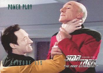1996 SkyBox Star Trek: The Next Generation Season 5 #474 Power Play Front