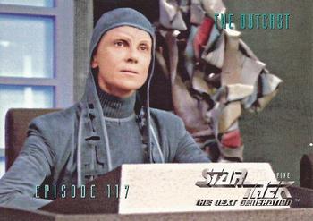 1996 SkyBox Star Trek: The Next Generation Season 5 #480 The Outcast Front