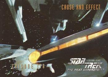 1996 SkyBox Star Trek: The Next Generation Season 5 #481 Cause And Effect Front