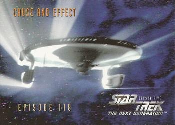 1996 SkyBox Star Trek: The Next Generation Season 5 #482 Cause And Effect Front