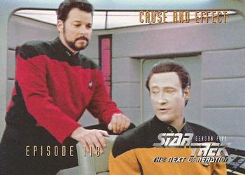 1996 SkyBox Star Trek: The Next Generation Season 5 #483 Cause And Effect Front