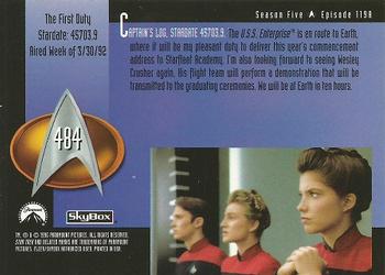 1996 SkyBox Star Trek: The Next Generation Season 5 #484 The First Duty Back