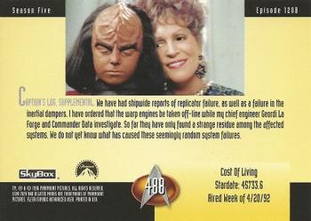 1996 SkyBox Star Trek: The Next Generation Season 5 #488 Cost Of Living Back