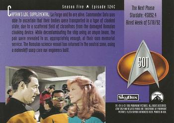 1996 SkyBox Star Trek: The Next Generation Season 5 #501 The Next Phase Back