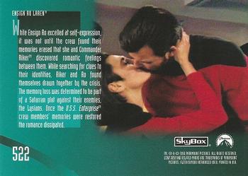 1996 SkyBox Star Trek: The Next Generation Season 5 #522 Ensign Ro Laren Back