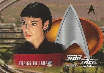 1996 SkyBox Star Trek: The Next Generation Season 5 #524 Ensign Ro Laren Front