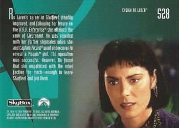 1996 SkyBox Star Trek: The Next Generation Season 5 #528 Ensign Ro Laren Back