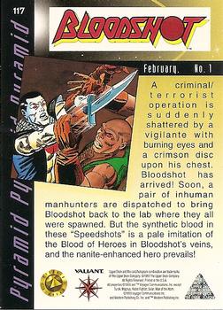 1993 Upper Deck The Valiant Era #117 Bloodshot Back