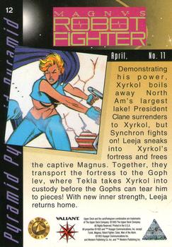 1993 Upper Deck The Valiant Era #12 Magnus Robot Fighter Back