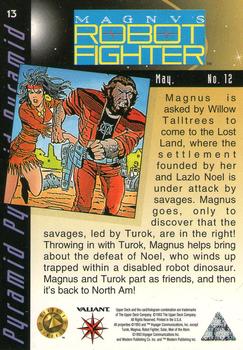 1993 Upper Deck The Valiant Era #13 Magnus Robot Fighter Back