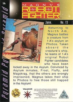 1993 Upper Deck The Valiant Era #14 Magnus Robot Fighter Back