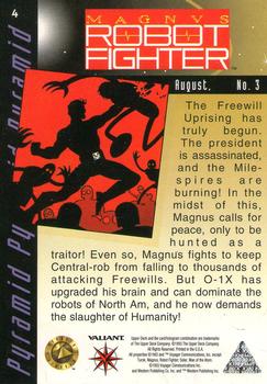 1993 Upper Deck The Valiant Era #4 Magnus Robot Fighter Back