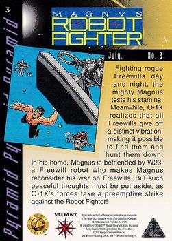 1993 Upper Deck The Valiant Era #3 Magnus Robot Fighter Back
