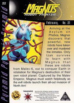 1993 Upper Deck The Valiant Era #22 Magnus Robot Fighter Back