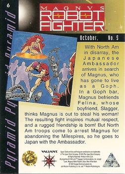 1993 Upper Deck The Valiant Era #6 Magnus Robot Fighter Back