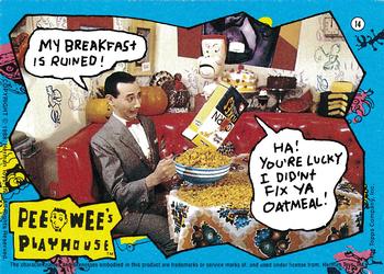 1988 Topps Pee-Wee's Playhouse #14 Pee Wee's Playhouse Front