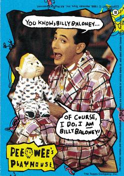 1988 Topps Pee-Wee's Playhouse #18 Pee Wee's Playhouse Front