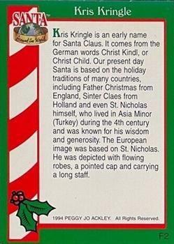 1994 TCM Santa Around The World - Foil #F2 Kris Kringle Back
