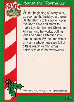 1994 TCM Santa Around The World - Foil #F10 Santa the Toymaker Back