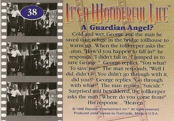 1996 DuoCards It's a Wonderful Life #38 A Guardian Angel? Back