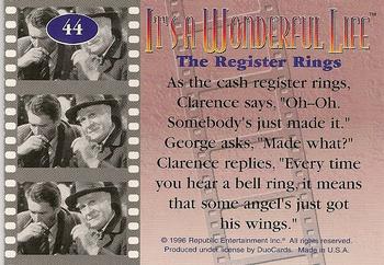 1996 DuoCards It's a Wonderful Life #44 The Register Rings Back