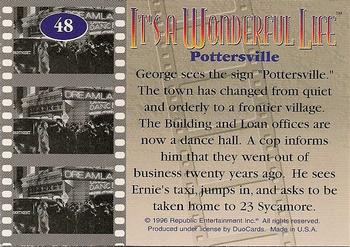 1996 DuoCards It's a Wonderful Life #48 Pottersville Back