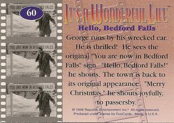 1996 DuoCards It's a Wonderful Life #60 Hello, Bedford Falls Back