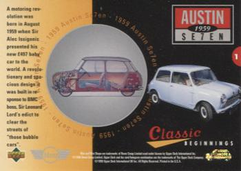 1996 Upper Deck The Mini Collection #1 Austin 1959 Se7en Back