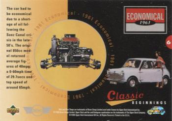 1996 Upper Deck The Mini Collection #6 Economical 1961 Back