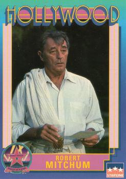 1991 Starline Hollywood Walk of Fame #100 Robert Mitchum Front
