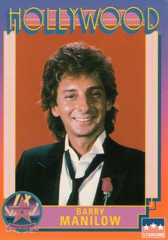 1991 Starline Hollywood Walk of Fame #105 Barry Manilow Front
