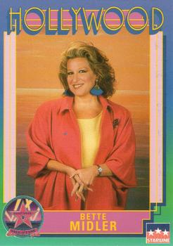 1991 Starline Hollywood Walk of Fame #114 Bette Midler Front