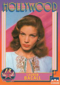 1991 Starline Hollywood Walk of Fame #119 Lauren Bacall Front