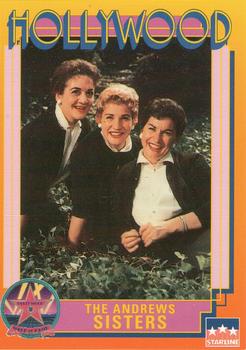 1991 Starline Hollywood Walk of Fame #132 The Andrews Sisters Front