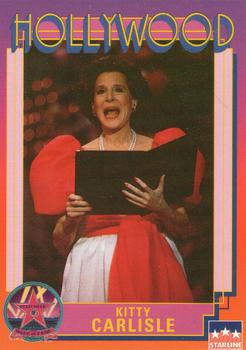 1991 Starline Hollywood Walk of Fame #155 Kitty Carlisle Front