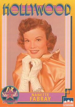 1991 Starline Hollywood Walk of Fame #184 Nanette Fabray Front