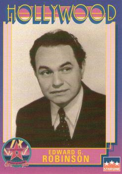 1991 Starline Hollywood Walk of Fame #200 Edward G. Robinson Front