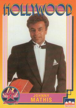 1991 Starline Hollywood Walk of Fame #22 Johnny Mathis Front