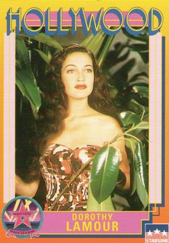 1991 Starline Hollywood Walk of Fame #27b Dorothy Lamour Front