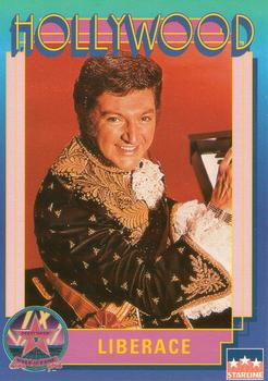 1991 Starline Hollywood Walk of Fame #41 Liberace Front